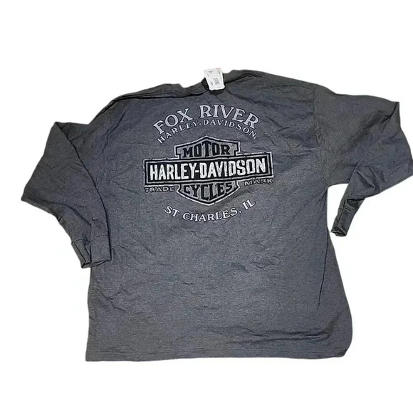 Harley-Davidson Men's Negative H-D. 2xl - Picture 4 of 5